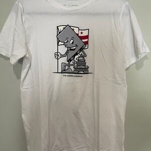 Under Armour White Graphic Tee